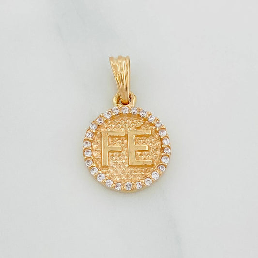 Dije Fe 1.45 g / 3/4 in Oro Amarillo 18K