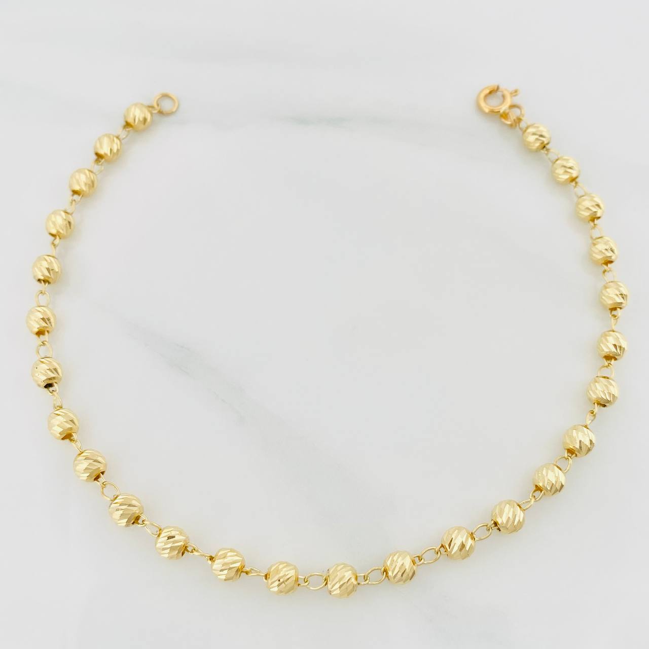 Bracelet Military Type 3.2 g / 7 3/4 in / 4 mm Yellow Gold 18K