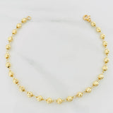 Bracelet Military Type 3.2 g / 7 3/4 in / 4 mm Yellow Gold 18K