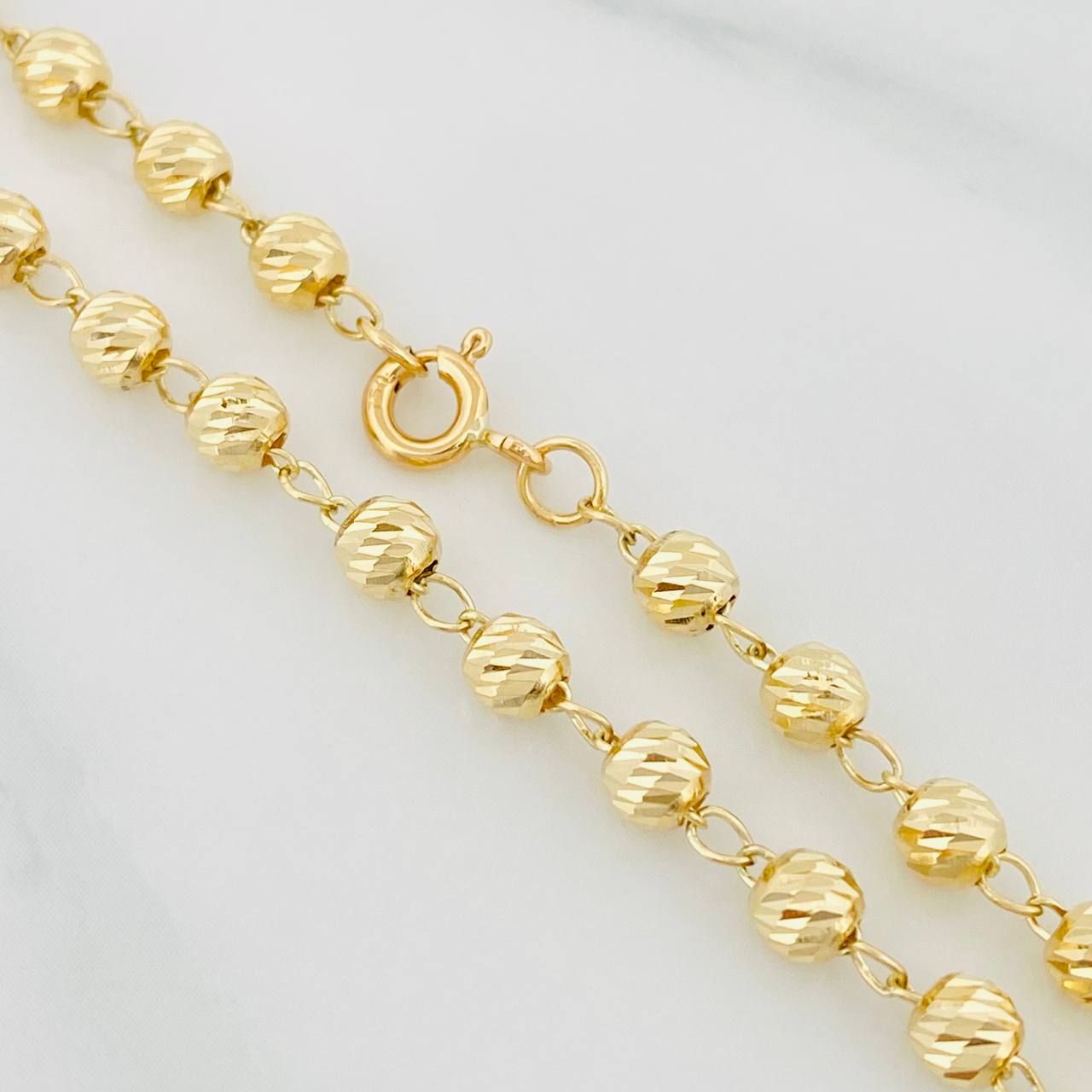 Bracelet Military Type 3.2 g / 7 3/4 in / 4 mm Yellow Gold 18K