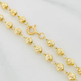 Military Type Bracelet 3.3 g / 7 3/4 in / 4 mm 18K Yellow Gold