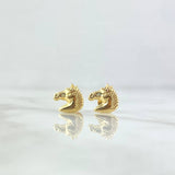 Horse Stud Earrings 0.9gr / 18K Gold ©