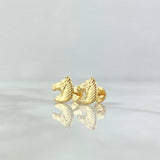 Horse Stud Earrings 0.9gr / 18K Gold ©