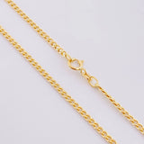 Cadena Cubana 2.1g / 61cm / 2.6mm Oro Amarillo 18K