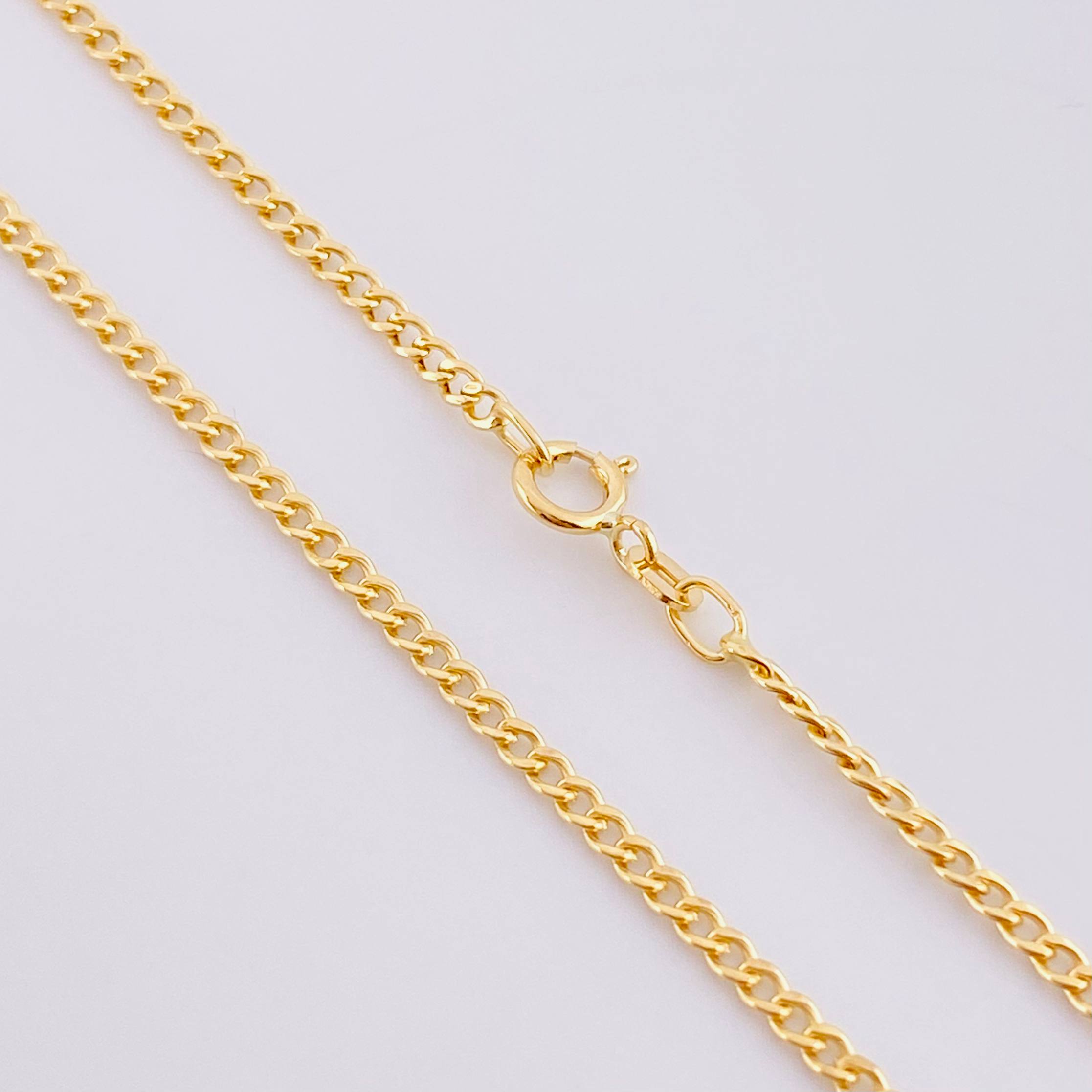 Cadena Cubana 2 g / 24 in / 2 mm Oro Amarillo 18K