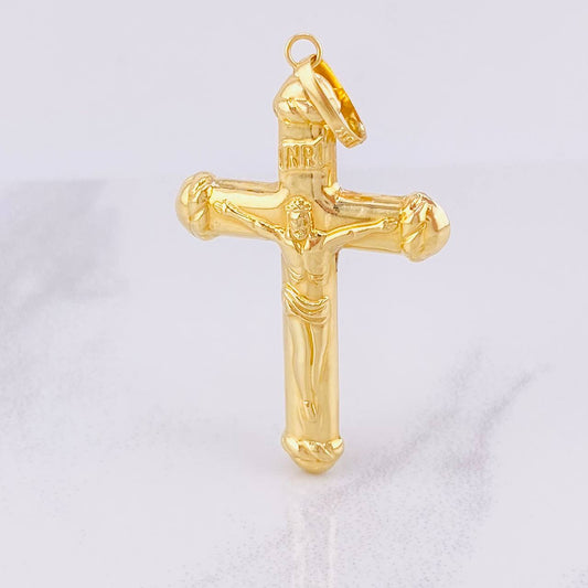 Dije Cruz Cristo 3.5gr / 2 1/4 in / Oro Amarillo 18K