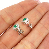 Eternal Shine Stud Earrings 1.6gr / 950 Sterling Silver +