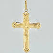 Dije Cruz Cristo 3.1gr / 2 1/4 in / Oro Amarillo 18K *