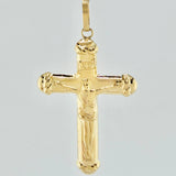 Dije Cruz Cristo 3.05gr / 2 1/4 in / Oro Amarillo 18K *