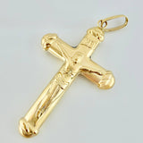 Dije Cruz Cristo 3.3gr / 2 1/4 in / Oro Amarillo 18K