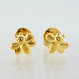 Topos Abeja 0.55gr / 6mm Oro Amarillo 18K