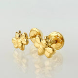 Topos Abeja 0.6gr / 6mm Oro Amarillo 18K