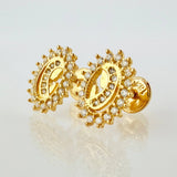 Topos Virgen 1.6gr / 10mm Oro Amarillo 18K