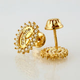 Topos Virgen 1.6gr / 10mm Oro Amarillo 18K