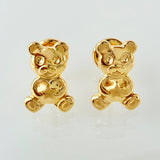 Topos Oso Estrellita 0.8gr / 10mm Oro Amarillo 18K