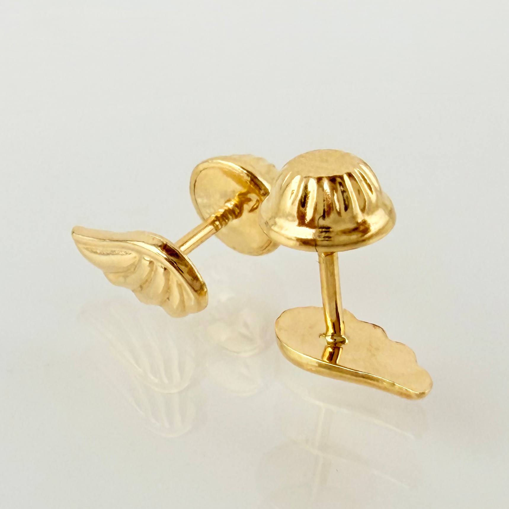 Topos Alas 0.7gr / 11mm Oro Amarillo 18K