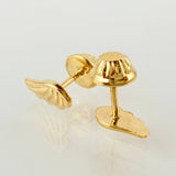 Topos Alas 0.7gr / 11mm Oro Amarillo 18K