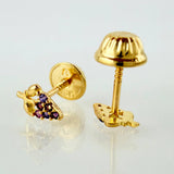 Topos Uvas 0.6gr / 7mm Oro Amarillo 18K