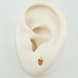 Topos Uvas 0.55gr / 7mm Oro Amarillo 18K