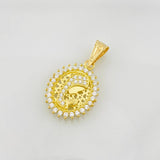 Dije Virgen Maria 1.75g / 3/4 in Oro Amarillo 18K