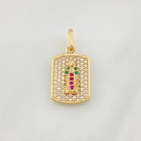 Dije Medalla Virgen Guadalupe 2.15g / 3/4 in Oro Amarillo 18K