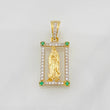 Dije Virgen Guadalupe 2.25g / 1 in Dos Oros Amarillo Blanco 18K