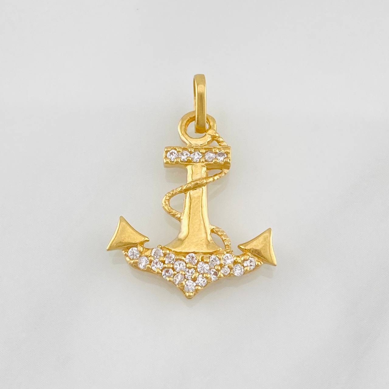 Dije Ancla 1.6g / 1 1/2 in Oro Amarillo 18K