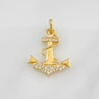 Dije Ancla 1.6g / 1 1/2 in Oro Amarillo 18K