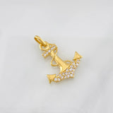 Dije Ancla 1.6g / 1 1/2 in Oro Amarillo 18K