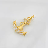 Dije Ancla 1.6g / 1 1/2 in Oro Amarillo 18K
