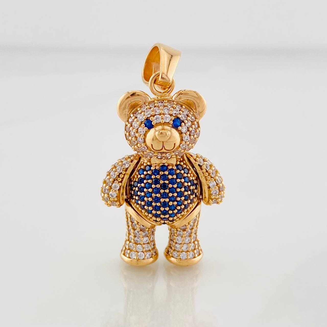 Dije Oso Articulado 14.2g / 1 1/2 in Oro Rosa 18K