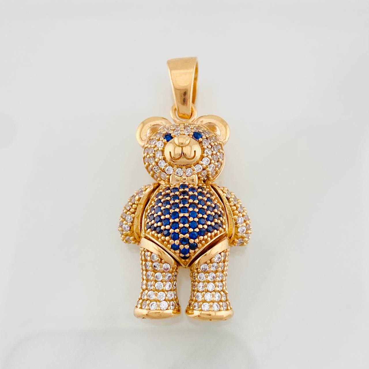 Dije Oso Articulado 14.2g / 1 1/2 in Oro Rosa 18K