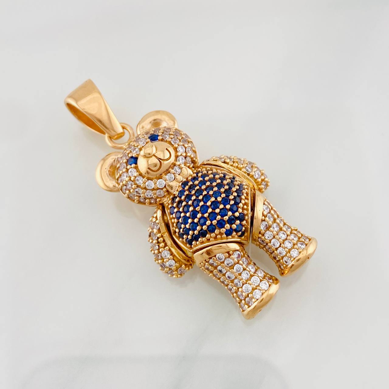 Dije Oso Articulado 14.2g / 1 1/2 in Oro Rosa 18K