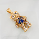 Dije Oso Articulado 14.2g / 1 1/2 in Oro Rosa 18K