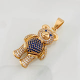 Dije Oso Articulado 14.2g / 1 1/2 in Oro Rosa 18K