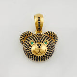 Dije Rostro Oso 5.7g / 1 in Oro Amarillo 18K