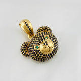 Dije Rostro Oso 5.7g / 1 in Oro Amarillo 18K