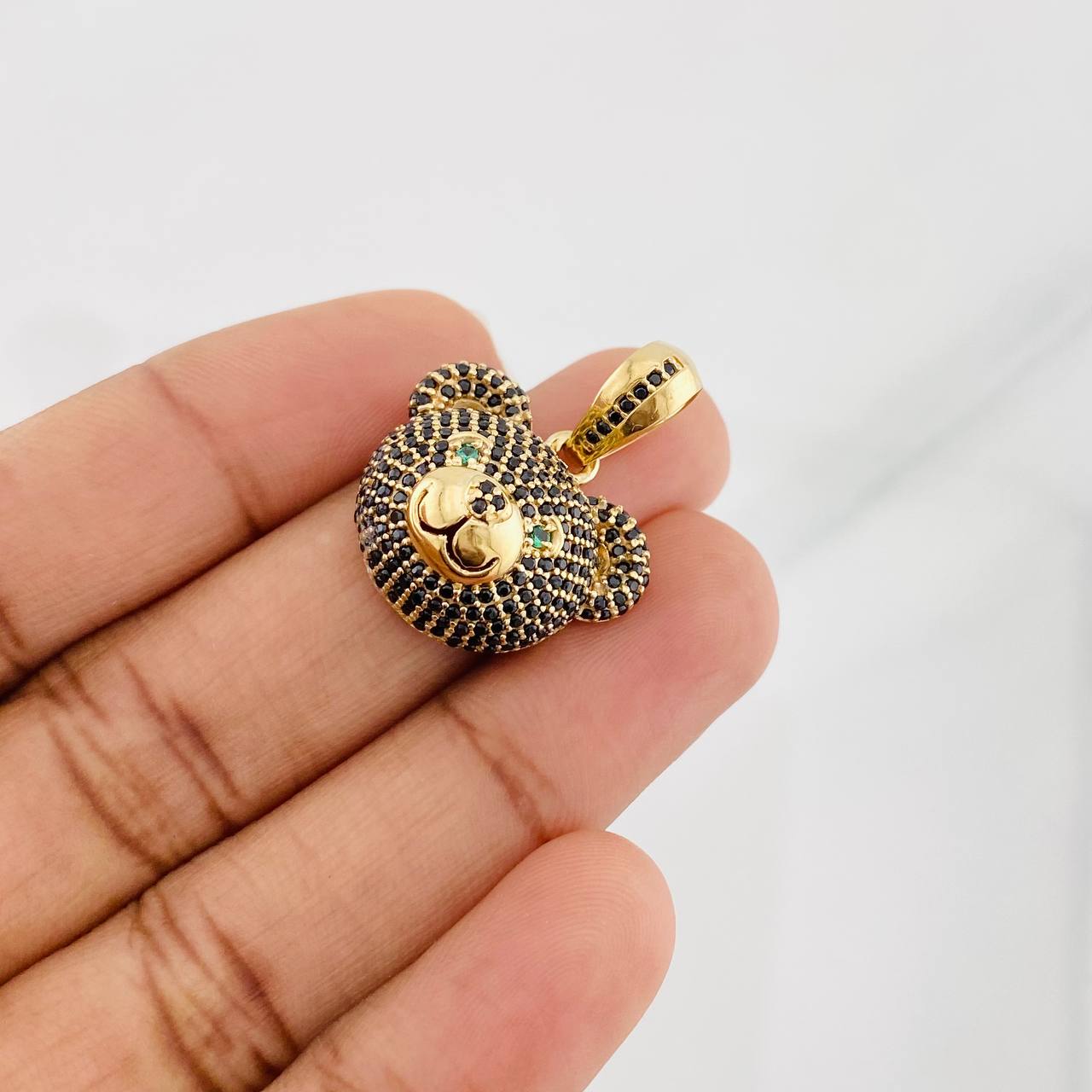 Dije Rostro Oso 5.7g / 1 in Oro Amarillo 18K