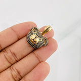Dije Rostro Oso 5.7g / 1 in Oro Amarillo 18K