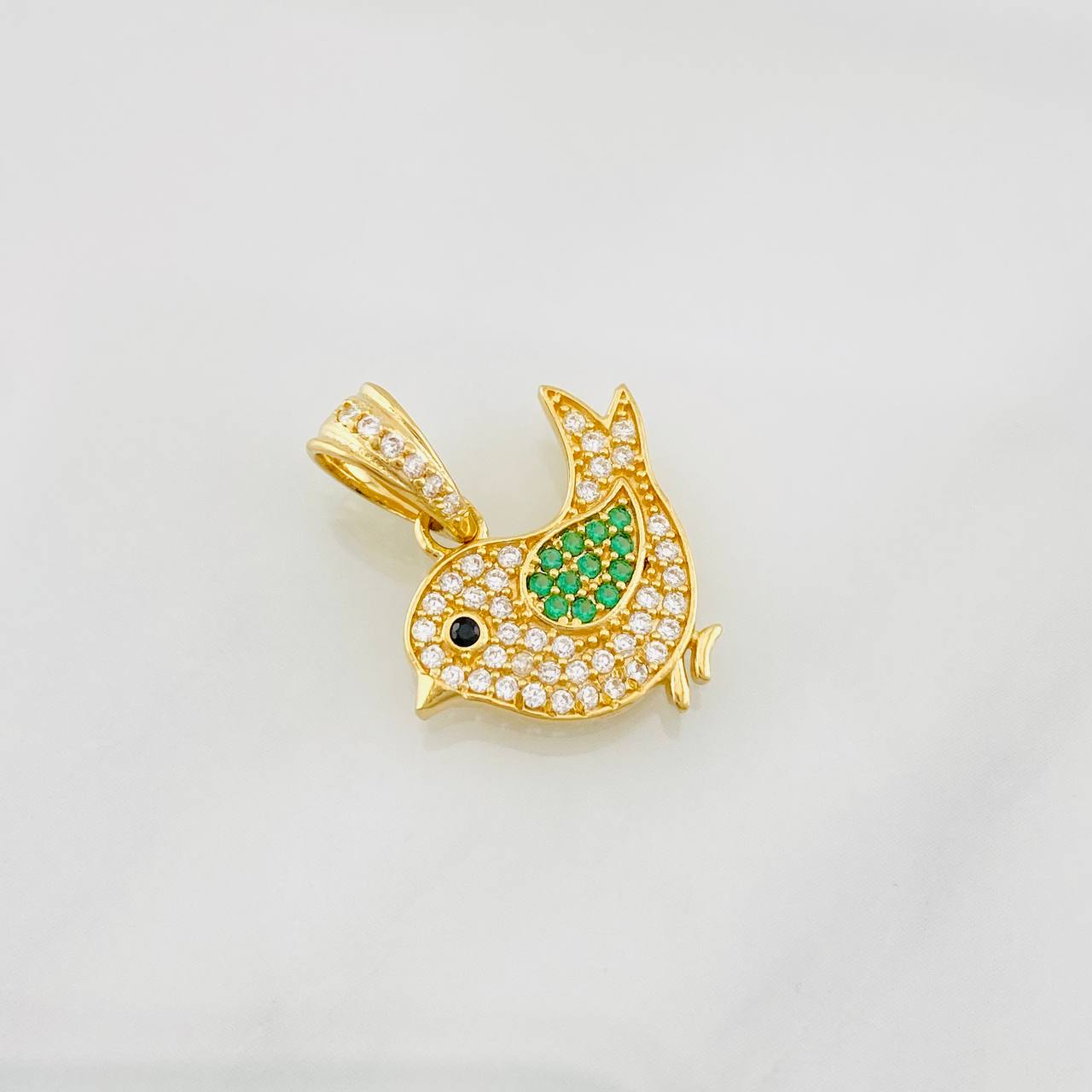 Dije Pajarito 1.65g / 3/4 in Oro Amarillo 18K
