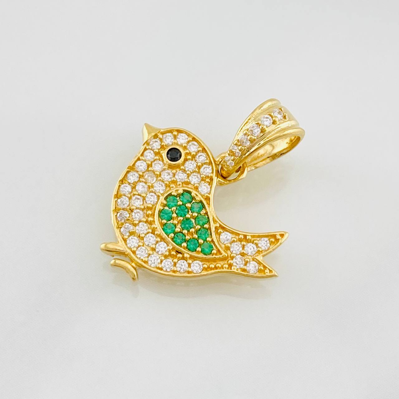 Dije Pajarito 1.65g / 3/4 in Oro Amarillo 18K