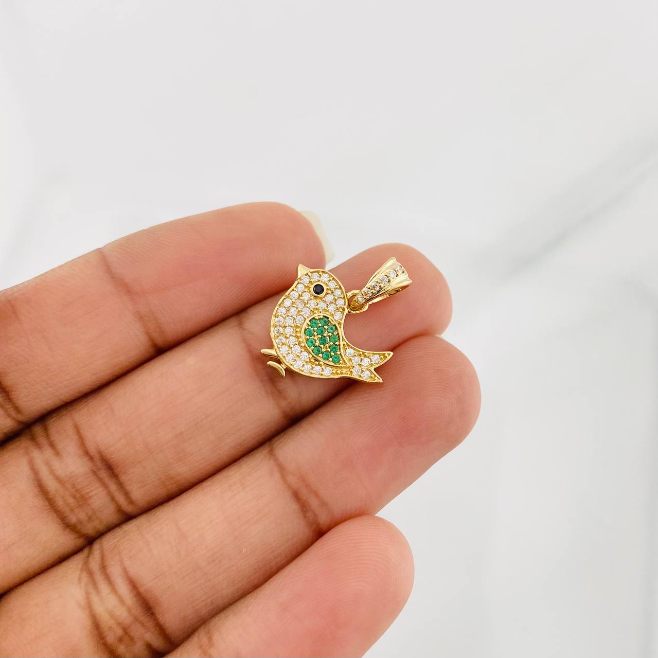 Dije Pajarito 1.65g / 3/4 in Oro Amarillo 18K