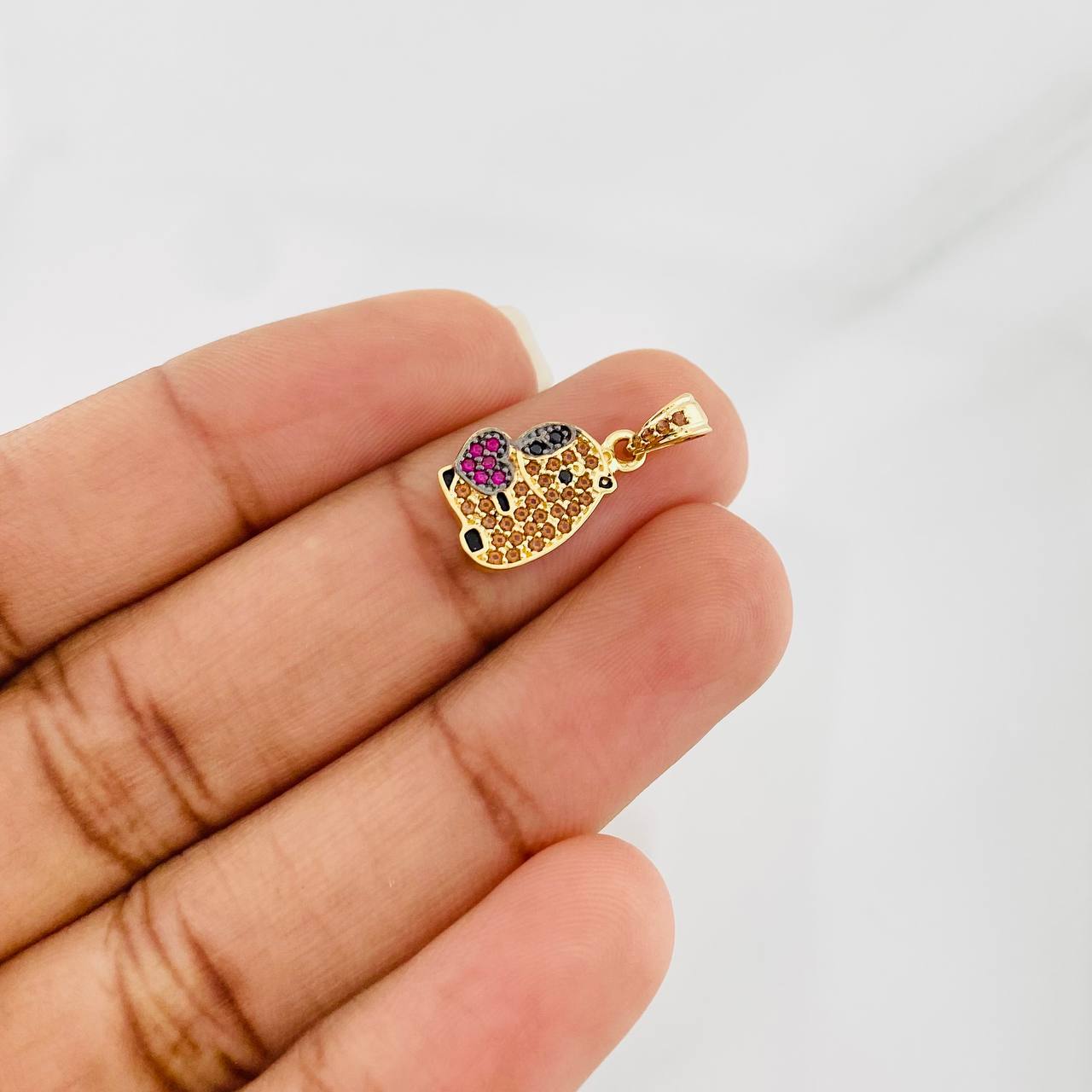 Dije Capibara 1.55g / 3/4 in Oro Amarillo 18K