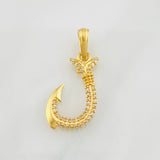 Dije Sirena Anzuelo 1.6g / 1 in Oro Amarillo 18K
