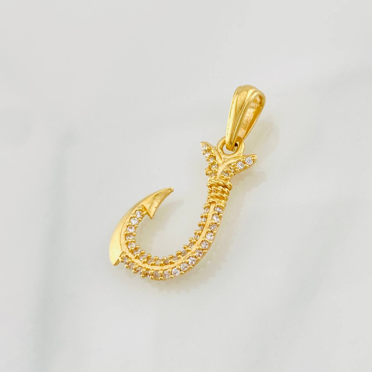 Dije Sirena Anzuelo 1.6g / 1 in Oro Amarillo 18K