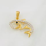 Dije Tiburon 1.5g / 3/4 in Oro Amarillo 18K