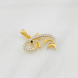 Dije Tiburon 1.5g / 3/4 in Oro Amarillo 18K