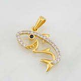 Dije Tiburon 1.5g / 3/4 in Oro Amarillo 18K