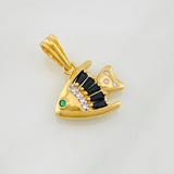 Dije Pez 1.3g / 3/4 in Oro Amarillo 18K