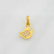 Dije Pajarito 1.2g / 1/2 in Oro Amarillo 18K